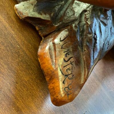 Horse Wood Carving - 24" High x 19" Wide
