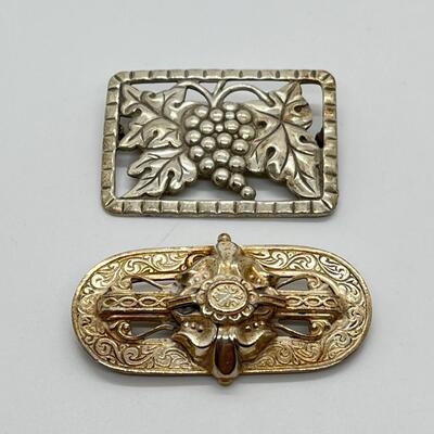 LOT 59: Vintage Sterling Silver Brooches