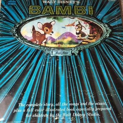 Walt Disney's BAMBI LP.
