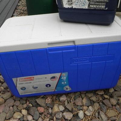 COLEMAN CHEST COOLER AND LUNCHMATE PLUS