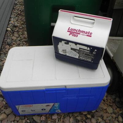 COLEMAN CHEST COOLER AND LUNCHMATE PLUS