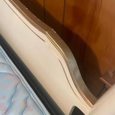 Teenette II Full Canopy Bed & Side Table (GB-PS)