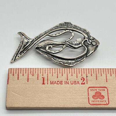 LOT 73: New Judy Gum Sterling Silver Brooch