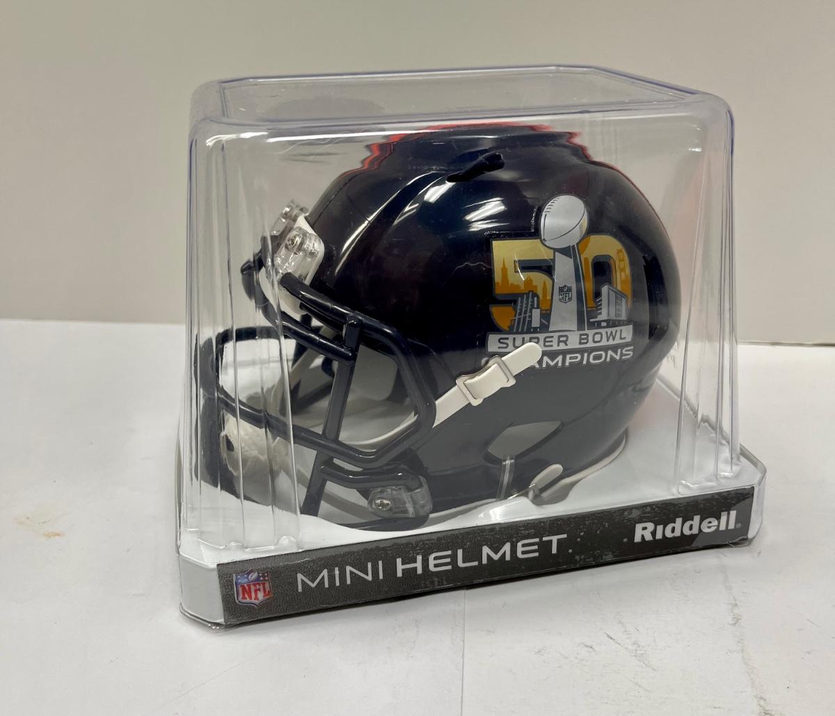 Collectible Riddell Mini NFL Helmet 50 50th Super Bowl Champions