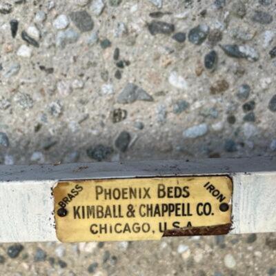 Complete Phoenix Beds Kimball & Chappell Co Brass & Iron Bed Twin