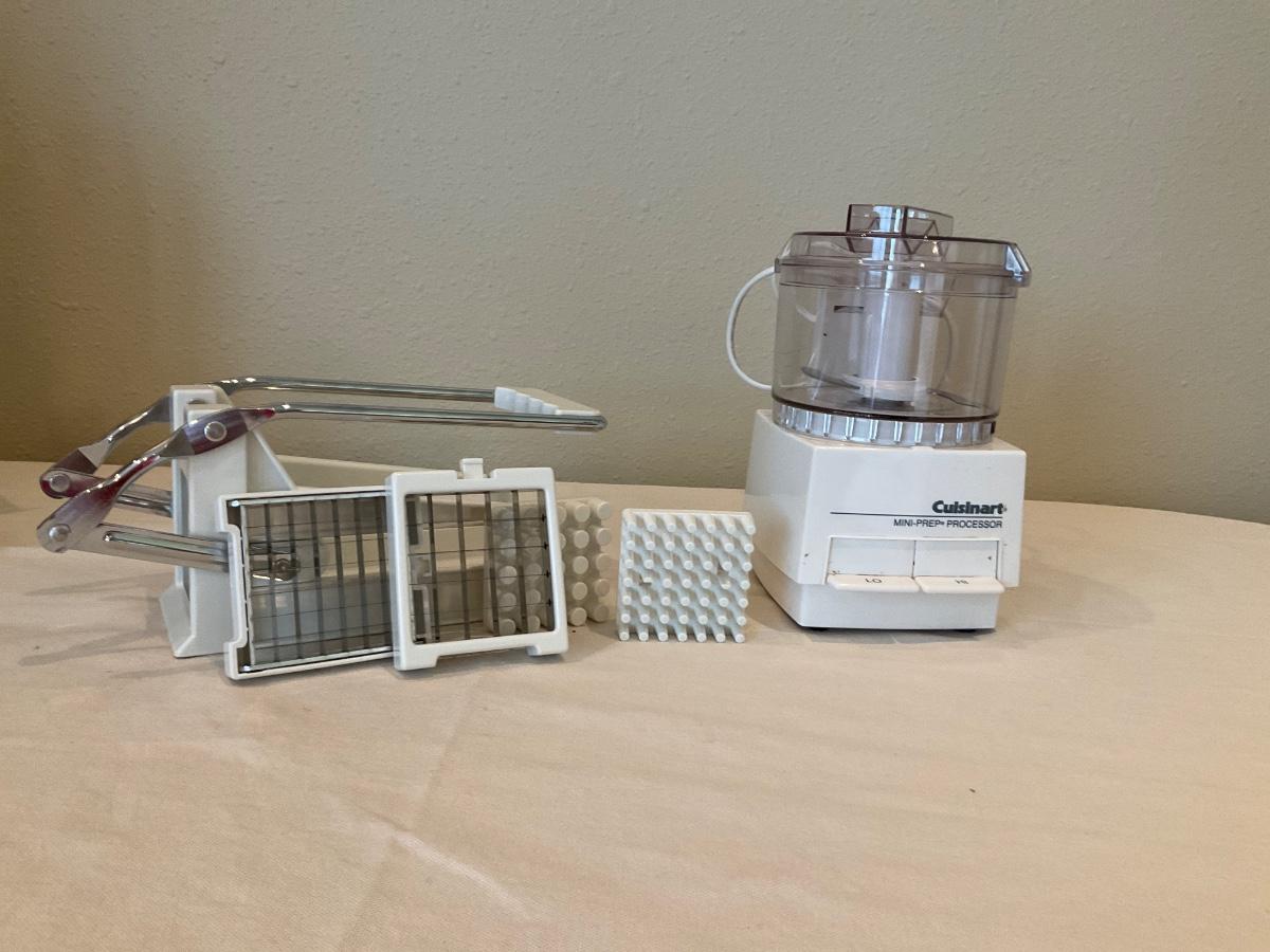 Cuisinart food processor and French fry cutter