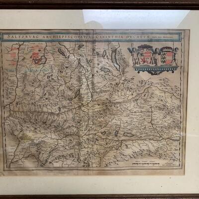 ANTIQUE MAP BY AMSTERDAMI