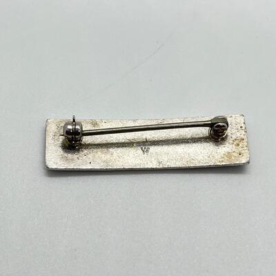LOT 86: Etched Silver Button Covers and Miscellaneous Pins