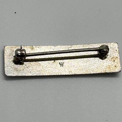 LOT 86: Etched Silver Button Covers and Miscellaneous Pins