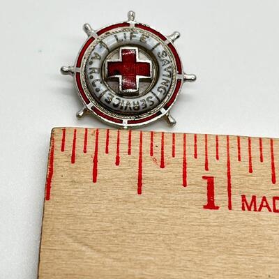 LOT 86: Etched Silver Button Covers and Miscellaneous Pins