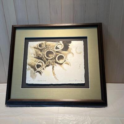 Rare Limited Edition Brian Williams Bamboo Ends Signed and Numbered HC 2/5 Lithograph Print