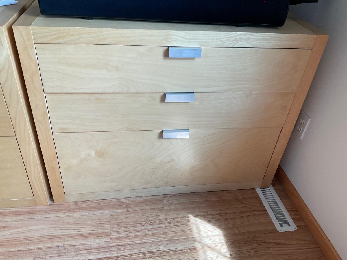 Small light oak color dresser