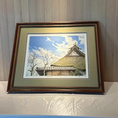 Very Rare Brian Williams A Balmy Day Trial Proof Handpainted Lithograph Print