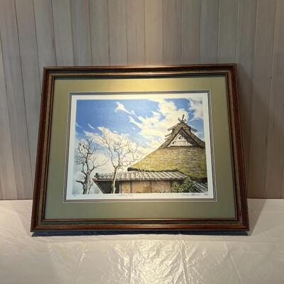 Very Rare Brian Williams A Balmy Day Trial Proof Handpainted Lithograph Print