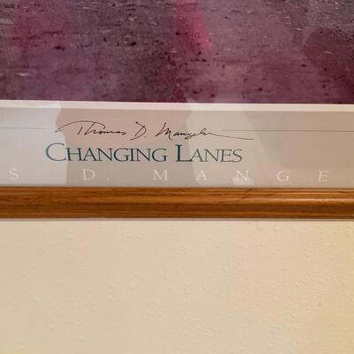 Changing lanes by Thomas D. Mangelsen