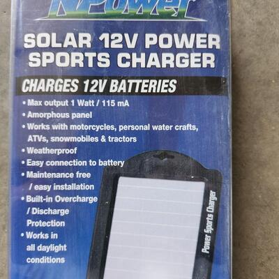 2 solar powered battery chargers