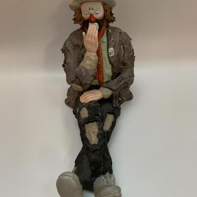 Emmett Kelly Jr Figurine by FLAMBRO - 8.5â€ long x 6.5â€ high approx