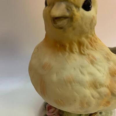 Vintage Lefton China Japan Hand Painted Chick Planter - 5.5â€ wide x 4.5â€ deep x 6â€ high approx