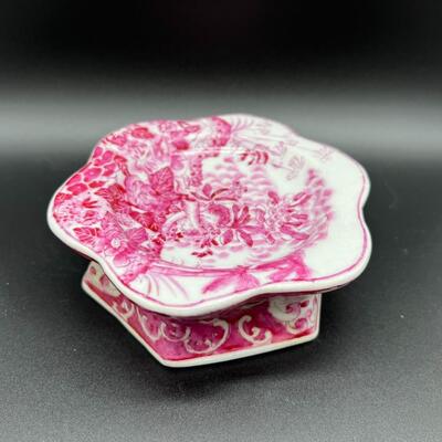 Lot of 4 Gump's Pink Glazed Porcelain from People's Republic of China
