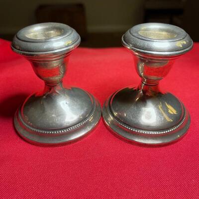 A.S.Co Sterling candle sticks
