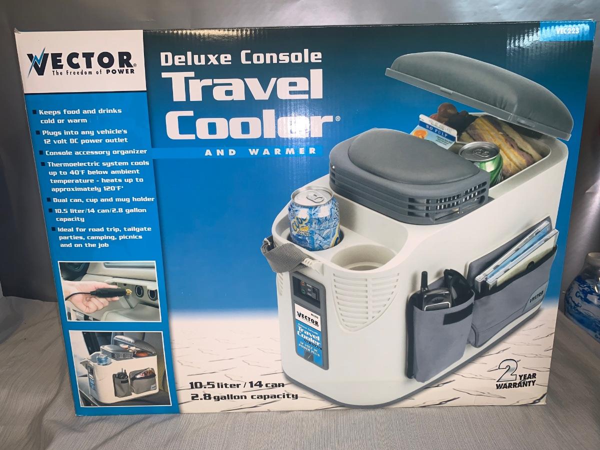 deluxe console travel cooler and warmer