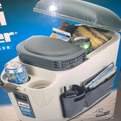 Vector deluxe console travel cooler & warmer brand new