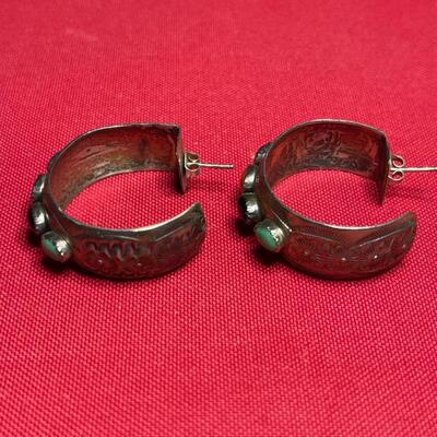 Native American Sterling earrings