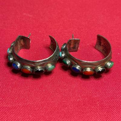 Native American Sterling earrings