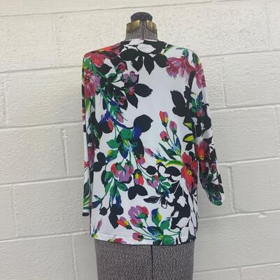 ALLISON DALEY - COLORFUL WOMENâ€™S TOP - PETITE LARGE