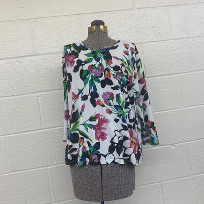 ALLISON DALEY - COLORFUL WOMENâ€™S TOP - PETITE LARGE