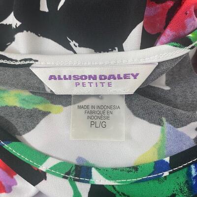 ALLISON DALEY - COLORFUL WOMENâ€™S TOP - PETITE LARGE