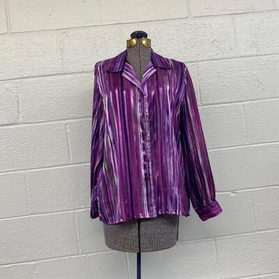 ALLISON DALEY - FUN WOMENâ€™S SHEER TOP - SIZE 12P
