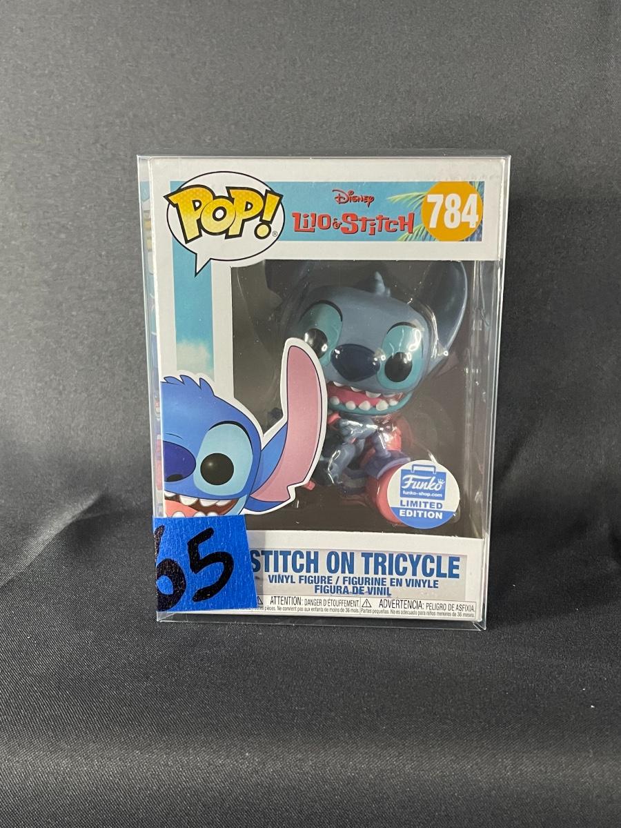 stitch on tricycle funko