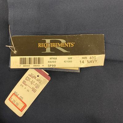 NWT REQUIREMENTS - CLASSIC WOMENâ€™S BLAZER - SIZE 14