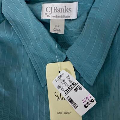 CJ BANKS - SIMPLE WOMENâ€™S TOP - SIZE 3X