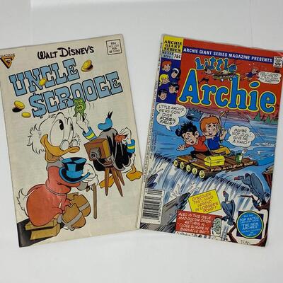 Vintage Walt Disney's Uncle Scrooge and Little Archie Comics