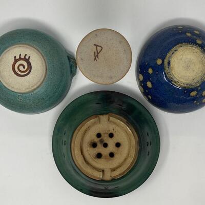 Collection of Signed Studio Pottery 