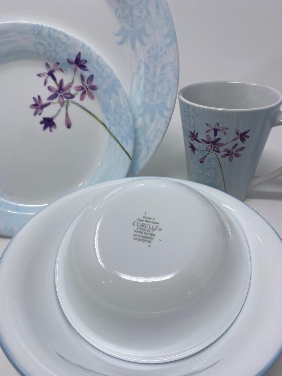 Set of Corelle Summer Meadow Dinnerware EstateSales