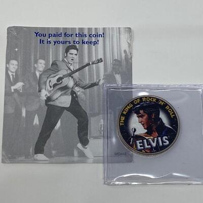 The King of Rock 'N' Roll Elvis Commemorative Coin