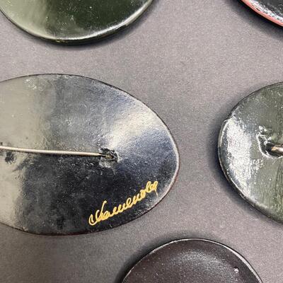 Collection of Hand-Painted Pins