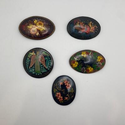 Collection of Hand-Painted Pins
