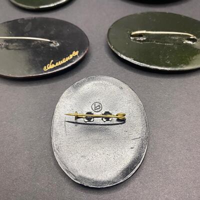 Collection of Hand-Painted Pins