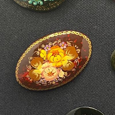 Collection of Hand-Painted Pins