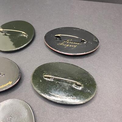 Collection of Hand-Painted Pins
