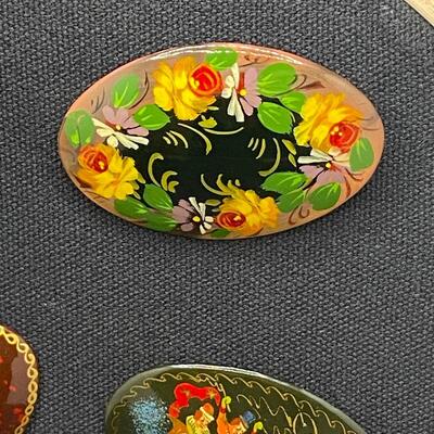 Collection of Hand-Painted Pins