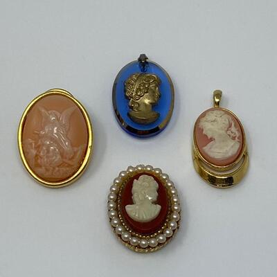 Collection of Cameo Pins/Pendants