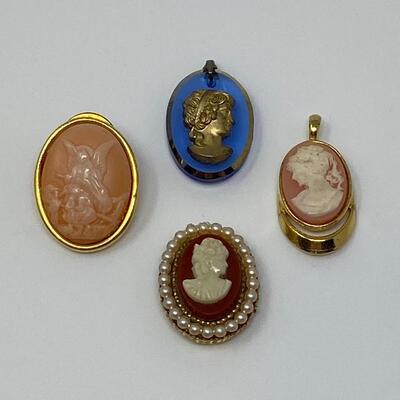 Collection of Cameo Pins/Pendants