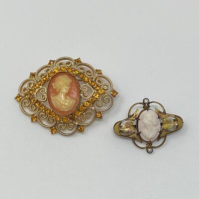 Antique Cameo Brooches