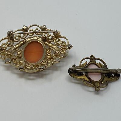 Antique Cameo Brooches