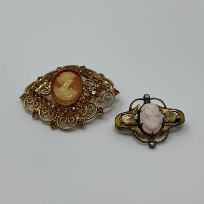 Antique Cameo Brooches